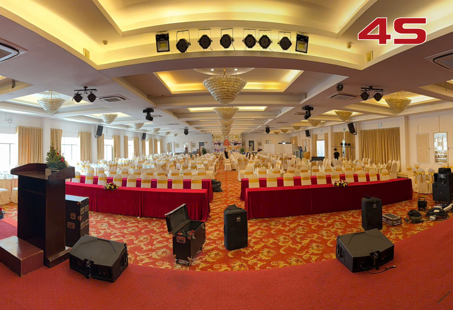 4S Hoàng Sa Việt cung cấp âm thanh chuyên nghiệp cho sự kiện họp Hội đồng hương Đà Nẵng tại Nhà hàng Đệ Nhất