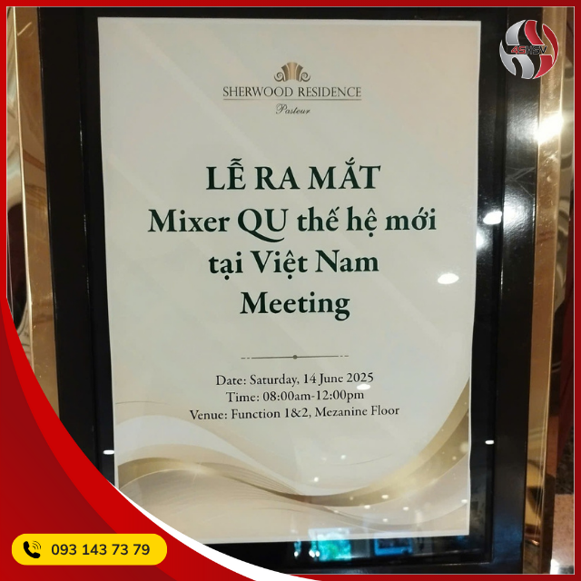 4S Hoàng Sa Việt – Đối tác chiến lược cung cấp thiết bị sự kiện ra mắt Mixer QU thế hệ mới tại Việt Nam 4S Hoàng Sa Việt – Đối tác chiến lược cung cấp thiết bị sự kiện ra mắt Mixer QU thế hệ mới tại Việt Nam