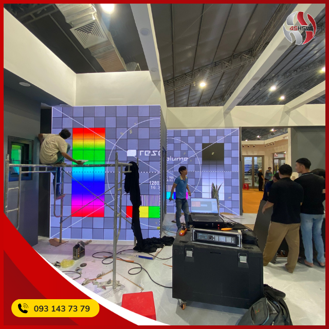 4S Hoàng Sa Việt thi công Led triễn lãm