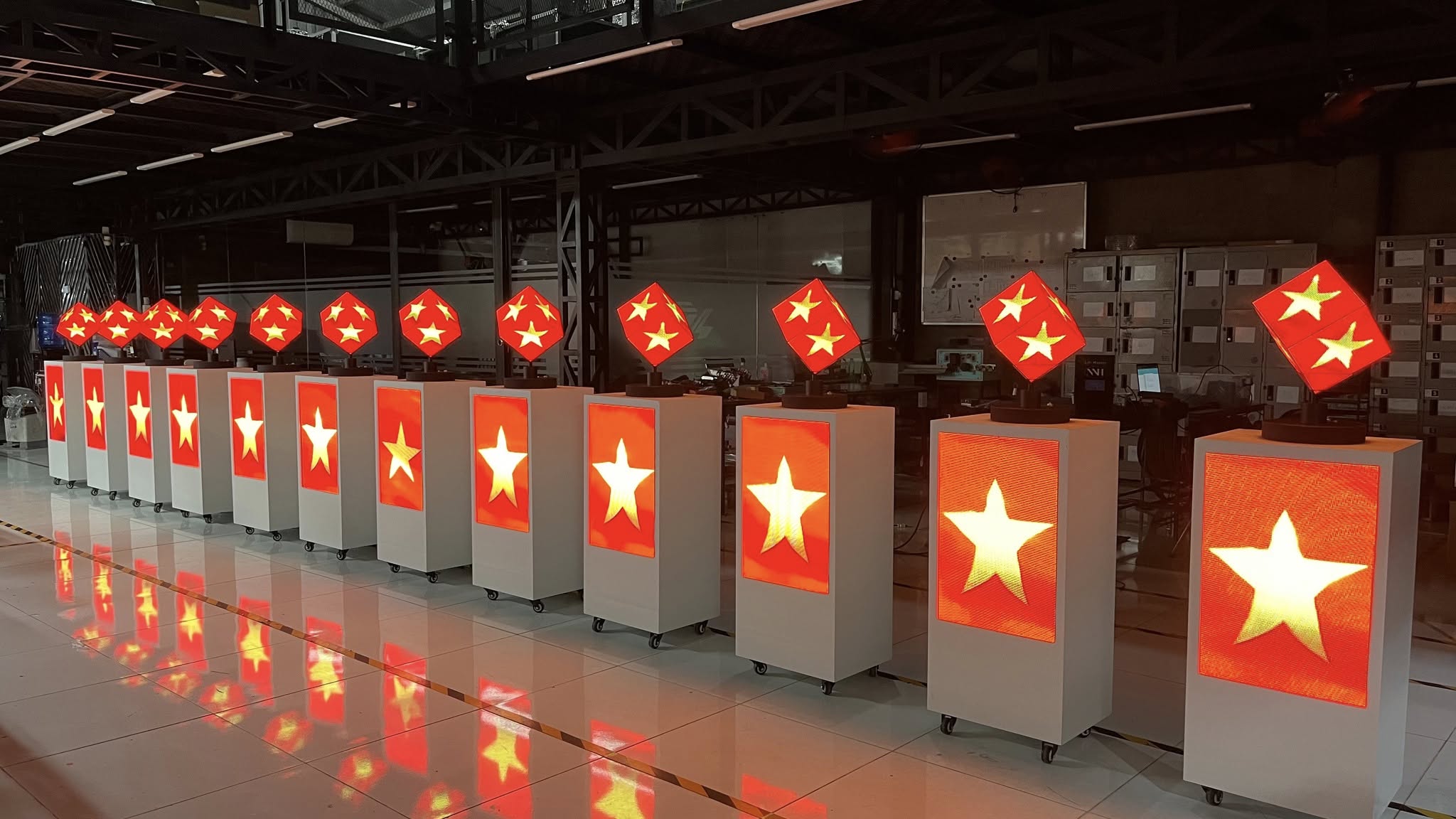 Bục đại biểu màn hình LED tích hợp Smart Cube20 – Giải pháp hiện đại nâng tầm sự kiện