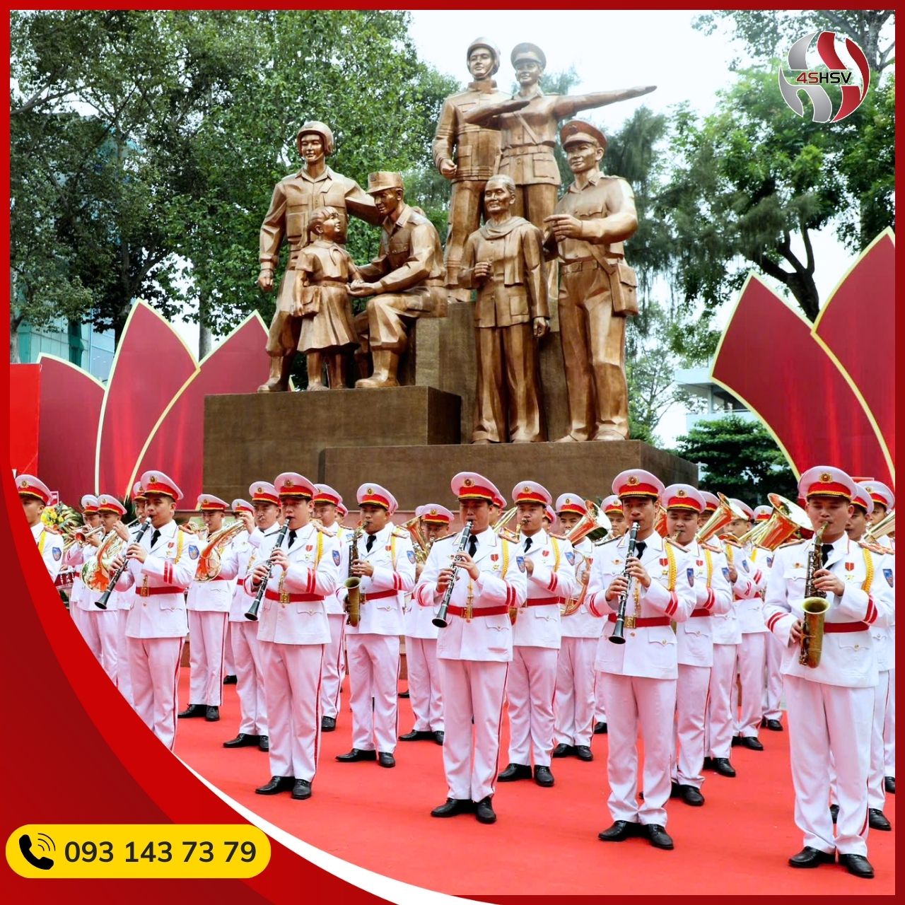 Đoàn nhạc kèn nghi lễ biểu diễn tại Lễ Khánh thành Tượng đài Công an nhân dân “Vì bình yên cuộc sống” Đoàn nhạc kèn nghi lễ biểu diễn tại Lễ Khánh thành Tượng đài Công an nhân dân “Vì bình yên cuộc sống”
