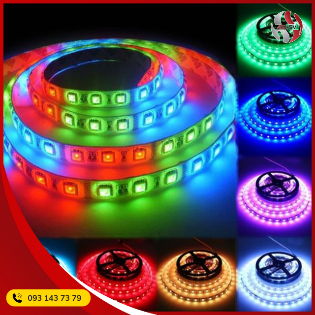 Dây đèn led trang trí đầy màu sắc