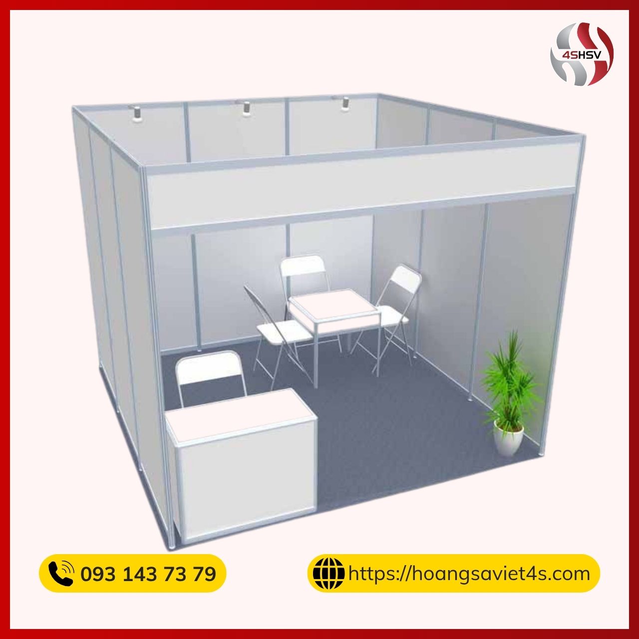 Kích thước tiêu chuẩn của gian hàng hội chợ triển lãm Kích thước tiêu chuẩn của gian hàng hội chợ triển lãm