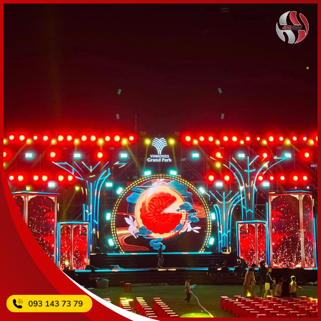 Sân khấu sử dụng led matrix