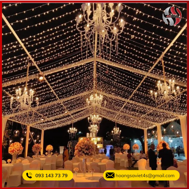 nhà bạt mái trong phối đèn dây nhà bạt mái trong phối đèn dây