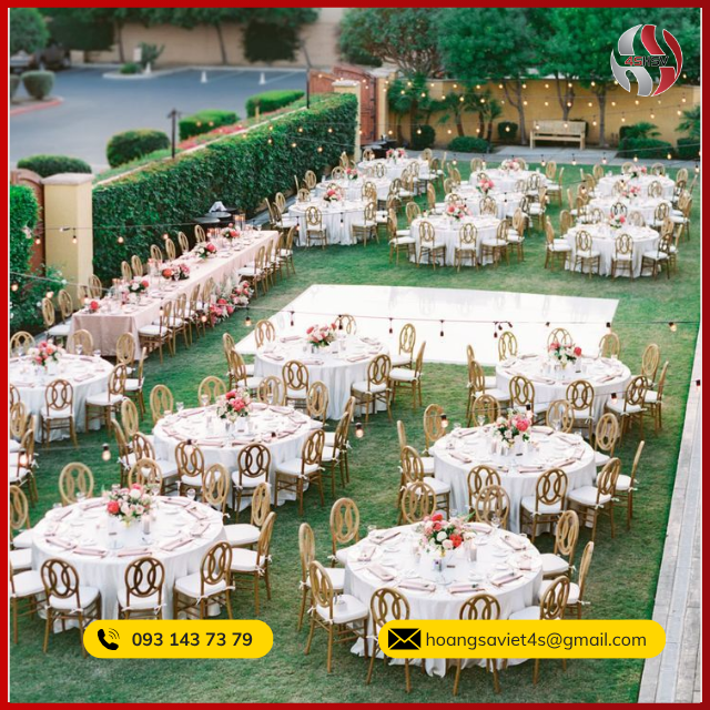 tiệc cưới ngoài trời