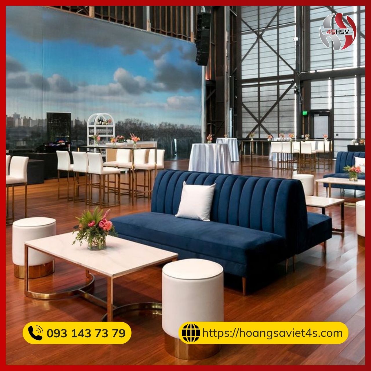 Thuê ghế sofa dùng cho talkshow, tọa đàm, VIP Thuê ghế sofa dùng cho talkshow, tọa đàm, VIP