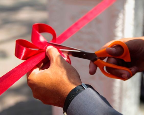 cắt băng khánh thành cắt băng khánh thành