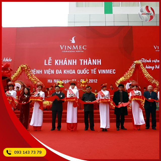 Địa điểm cần phù hợp với loại công trình khánh thành Địa điểm cần phù hợp với loại công trình khánh thành