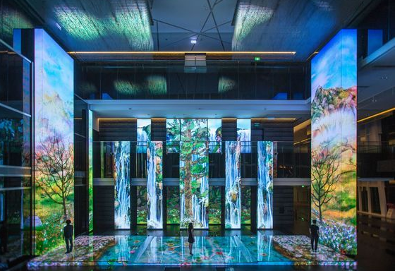 màn hình LED trong triển lãm nghệ thuật