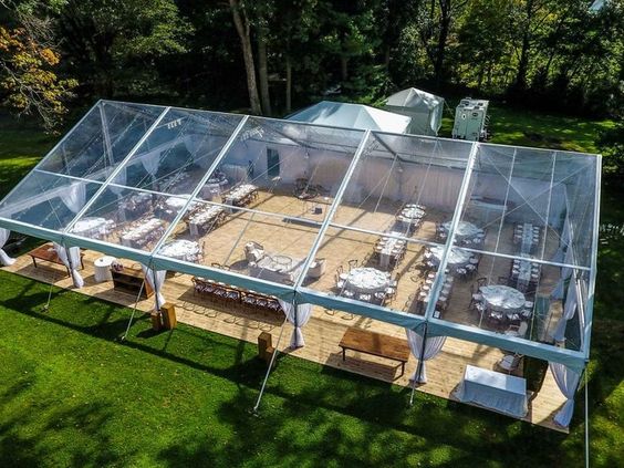 nhà bạt mái trong