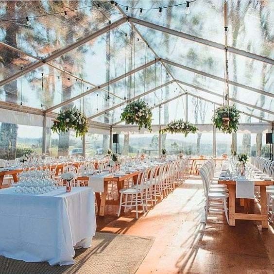 nhà bạt mái trong đám cưới