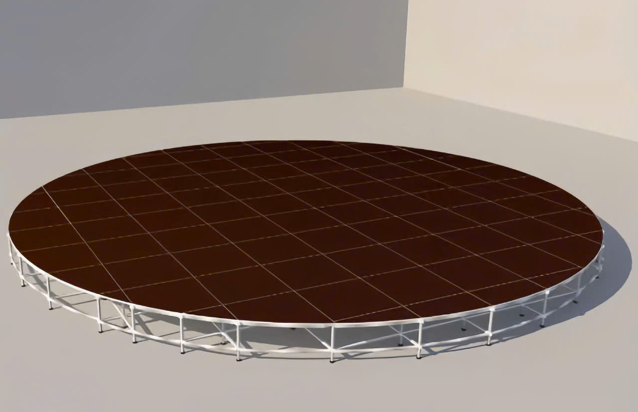 sân khấu tròn lắp ghép sân khấu tròn lắp ghép