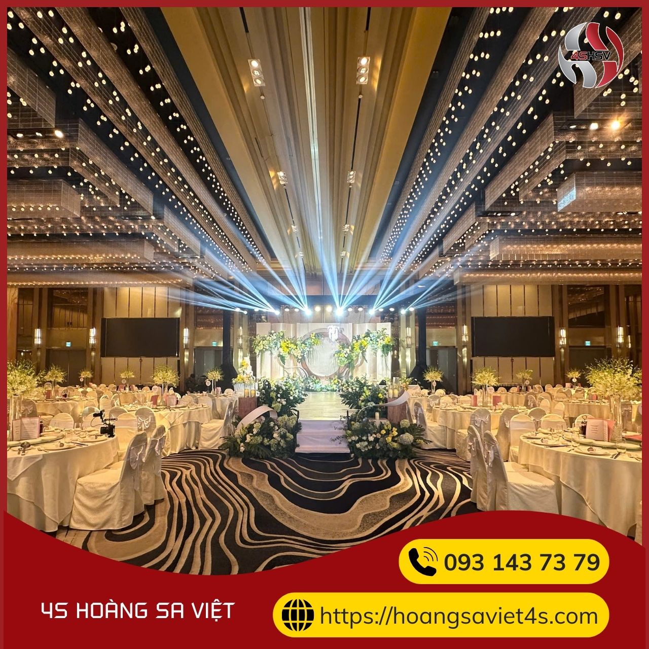 Cung cấp thiết bị sự kiện đám cưới tại InterContinental