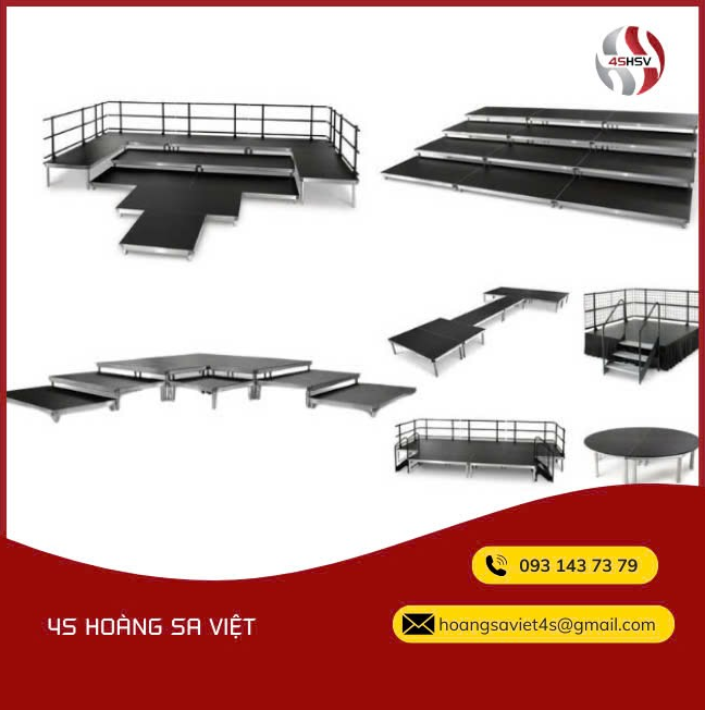 Tiện ích của bục sân khấu di động trong tổ chức sự kiện Tiện ích của bục sân khấu di động trong tổ chức sự kiện