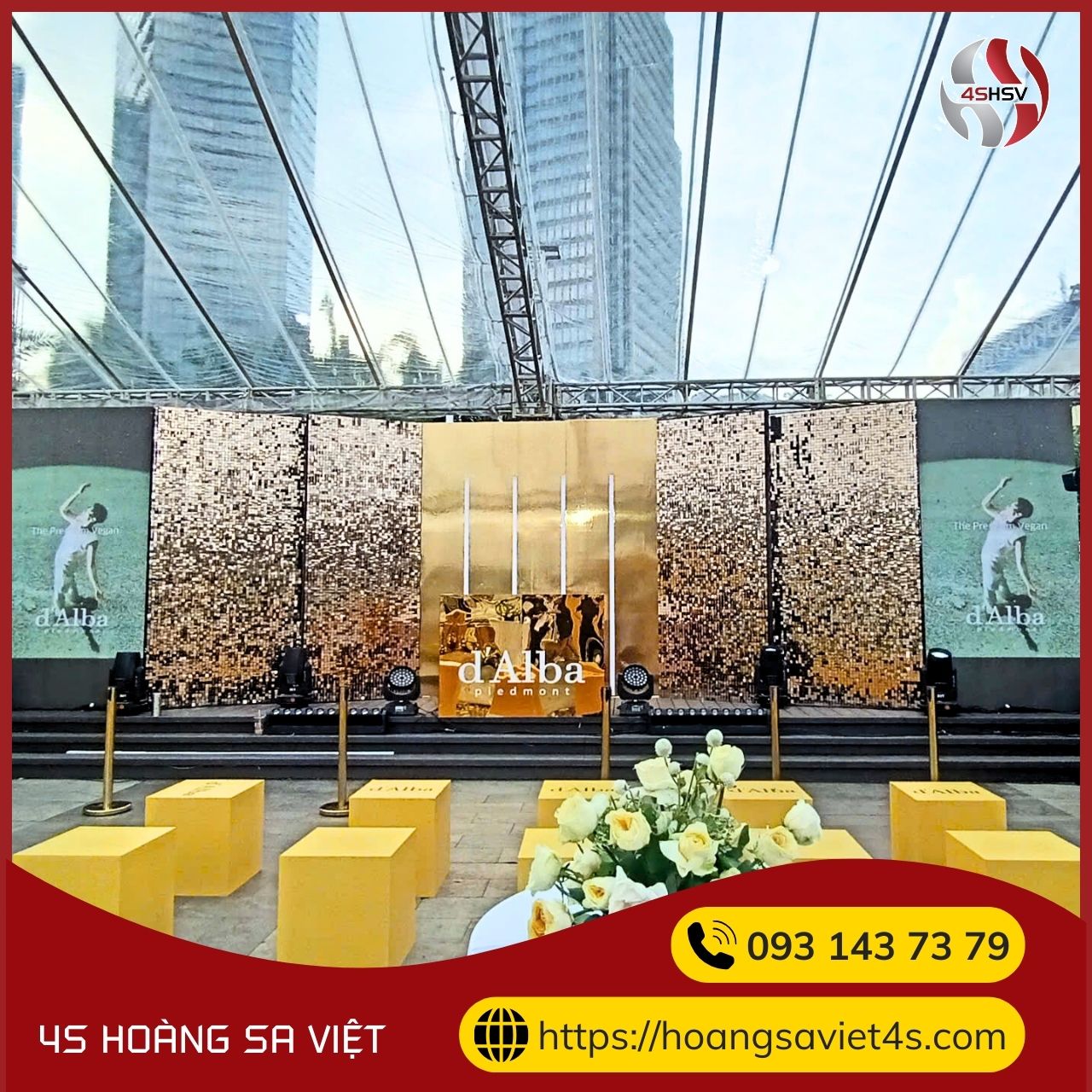 Cung cấp thiết bị tại sự kiện d’Alba “The Vegan Luxe Night”