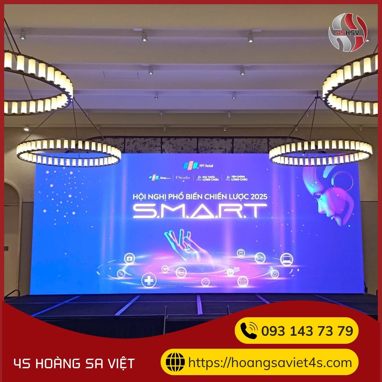 Cung cấp thiết bị sự kiện tại Hội Nghị Phổ Biến Chiến Lược FRT 2025 - FPT Shop