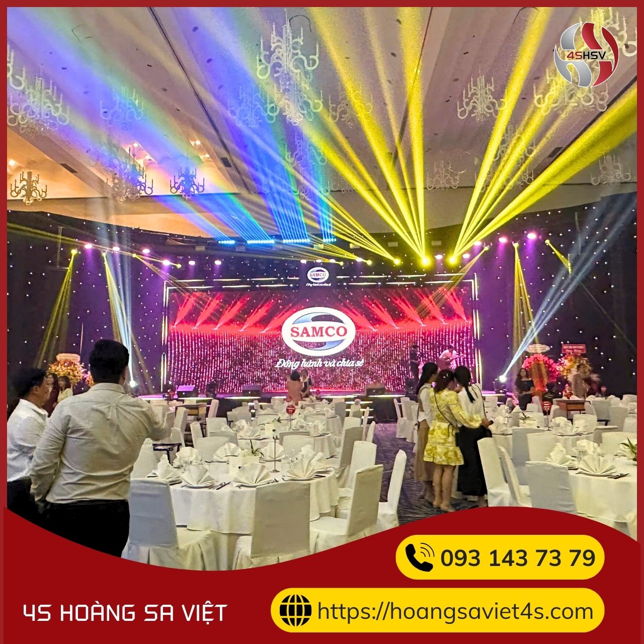 Cung cấp thiết bị sự kiện tại Lễ kỷ niệm 20 năm thành lập SAMCO