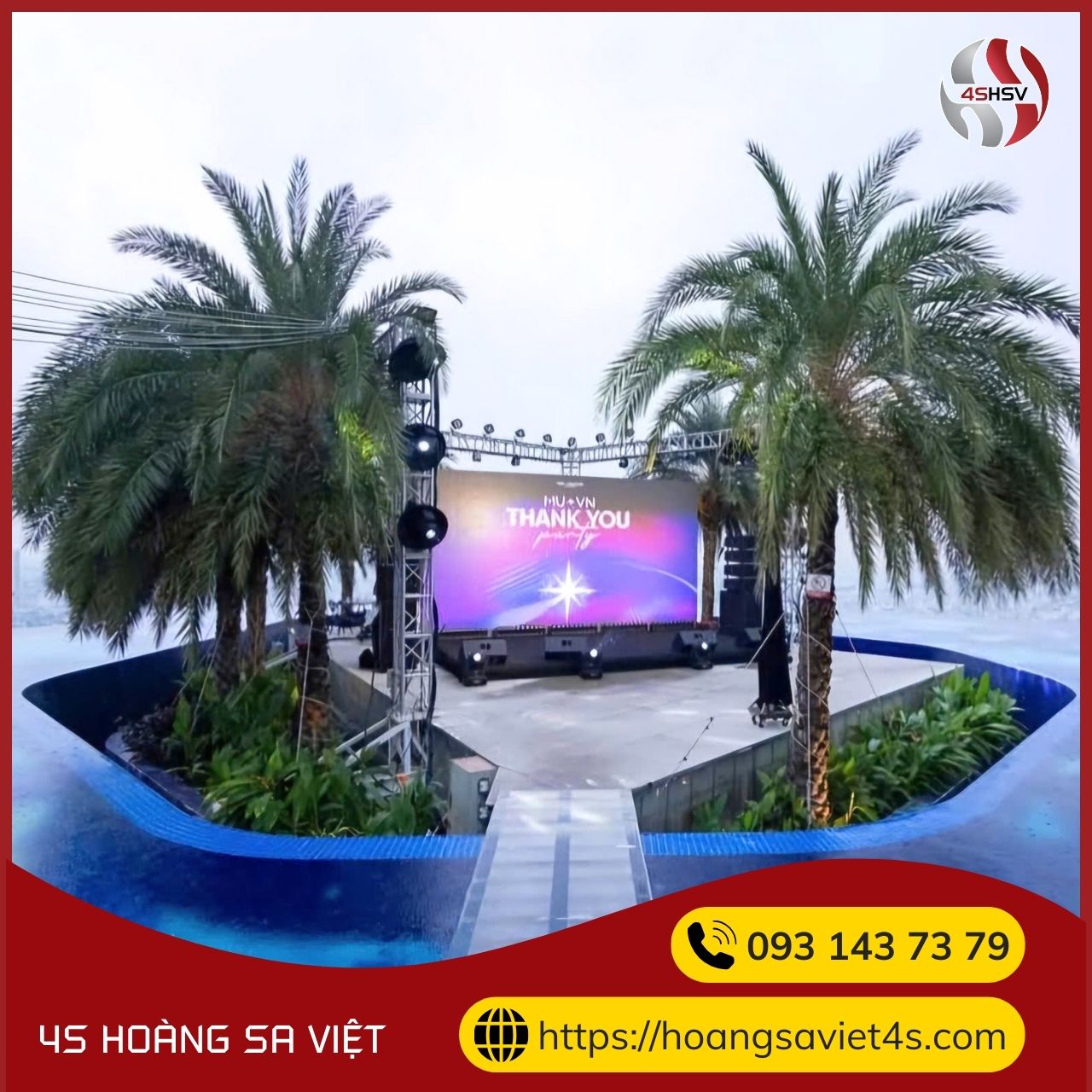 Cung cấp thiết bị sự kiện tại MUVN Thank You Party