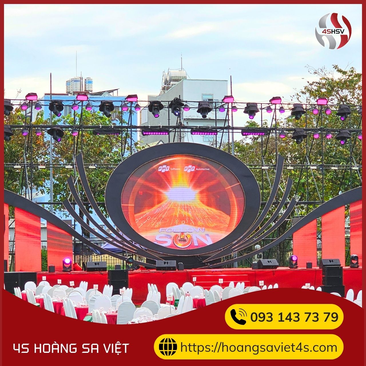 Cung cấp thiết bị sự kiện tại FSOFT “Follow The Sun”