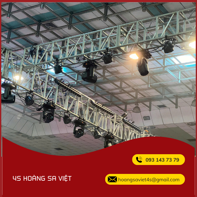 Khung truss treo loa và đèn sự kiện TP HCM Khung truss treo loa và đèn sự kiện TP HCM