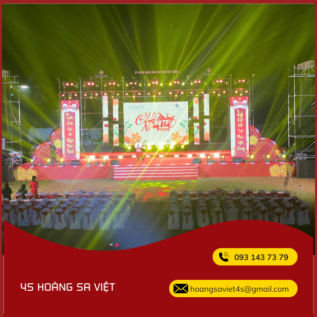 Cung cấp thiết bị cho sự kiện Giao Thừa Bình Dương