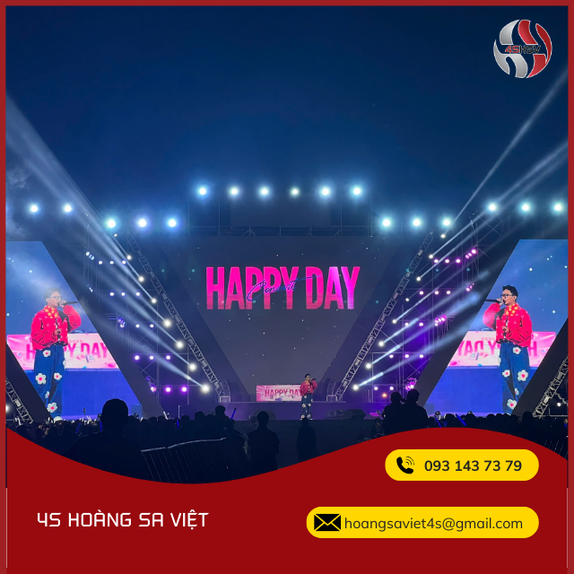 Cung cấp hệ thống âm thanh, ánh sáng cho Concert Happy Day Đà Lạt