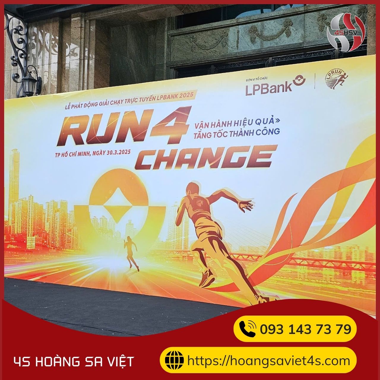 Cung cấp thiết bị sự kiện tại Lễ phát động giải chạy trực tuyến LPBank 2025 - Run4change