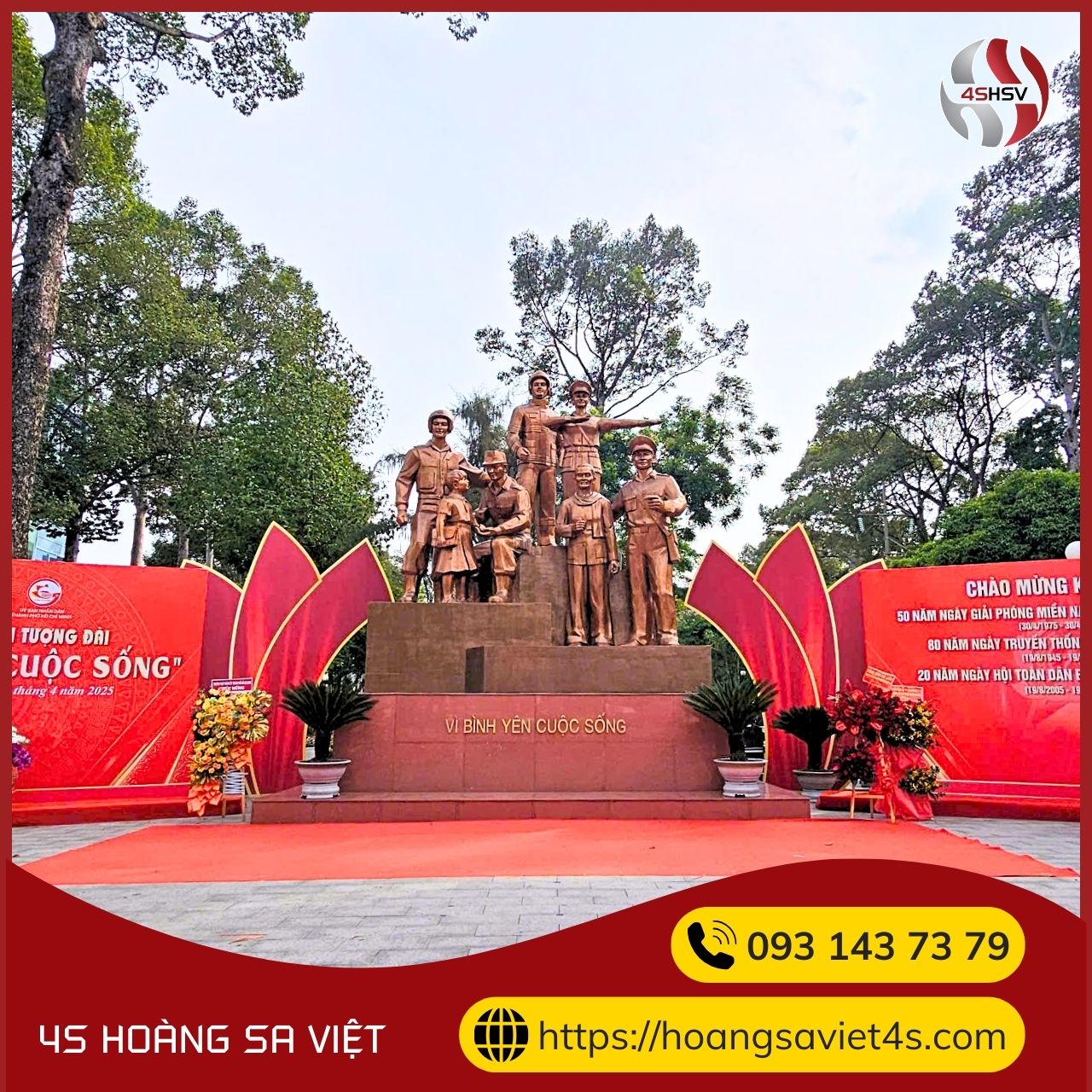 Chương trình Lễ Khánh thành Tượng đài Công an nhân dân “Vì bình yên cuộc sống” tại thành phố Hồ Chí Minh