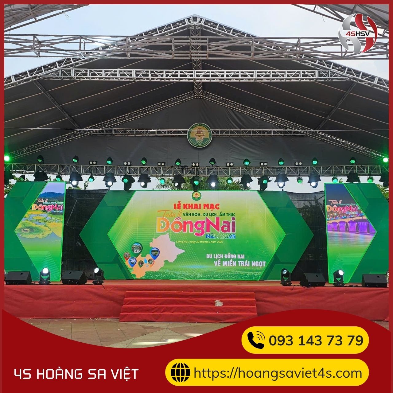 Cung cấp thiết bị tổ chức Tuần lễ văn hóa, du lịch - Ẩm thực tỉnh Đồng Nai năm 2025