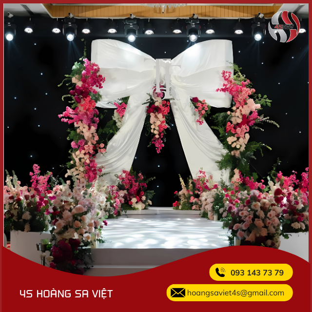 Nơ khổng lồ – Xu hướng trang trí sự kiện và tiệc cưới 2025 đầy ấn tượng Nơ khổng lồ – Xu hướng trang trí sự kiện và tiệc cưới 2025 đầy ấn tượng