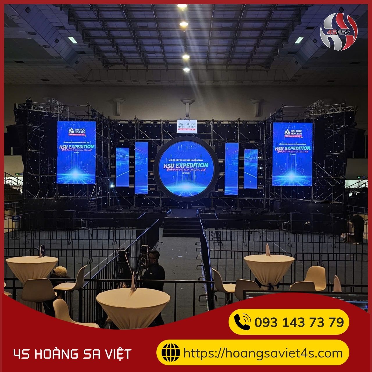 Cung cấp trọn gói thiết bị sự kiện tại HSU Welcom Day 2025 - HSU Expedition