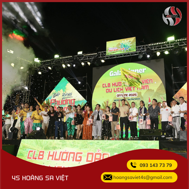 Đêm Gala CLB Hướng Dẫn Viên Du Lịch Việt Nam 2025 – Chủ đề “Đất Rừng Phương Nam – Âm Vang Sóng Nước”