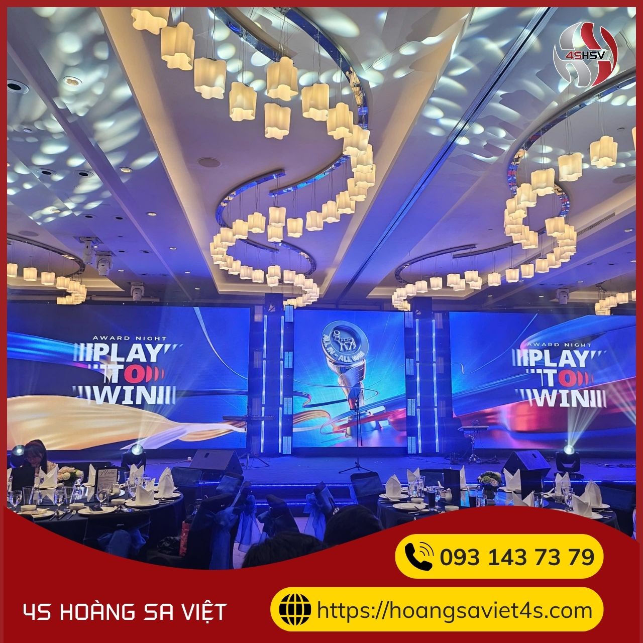 Cung cấp hệ thống Âm thanh, ánh sáng, sân khấu, khung truss tại sự kiện của NOVO NORDISK