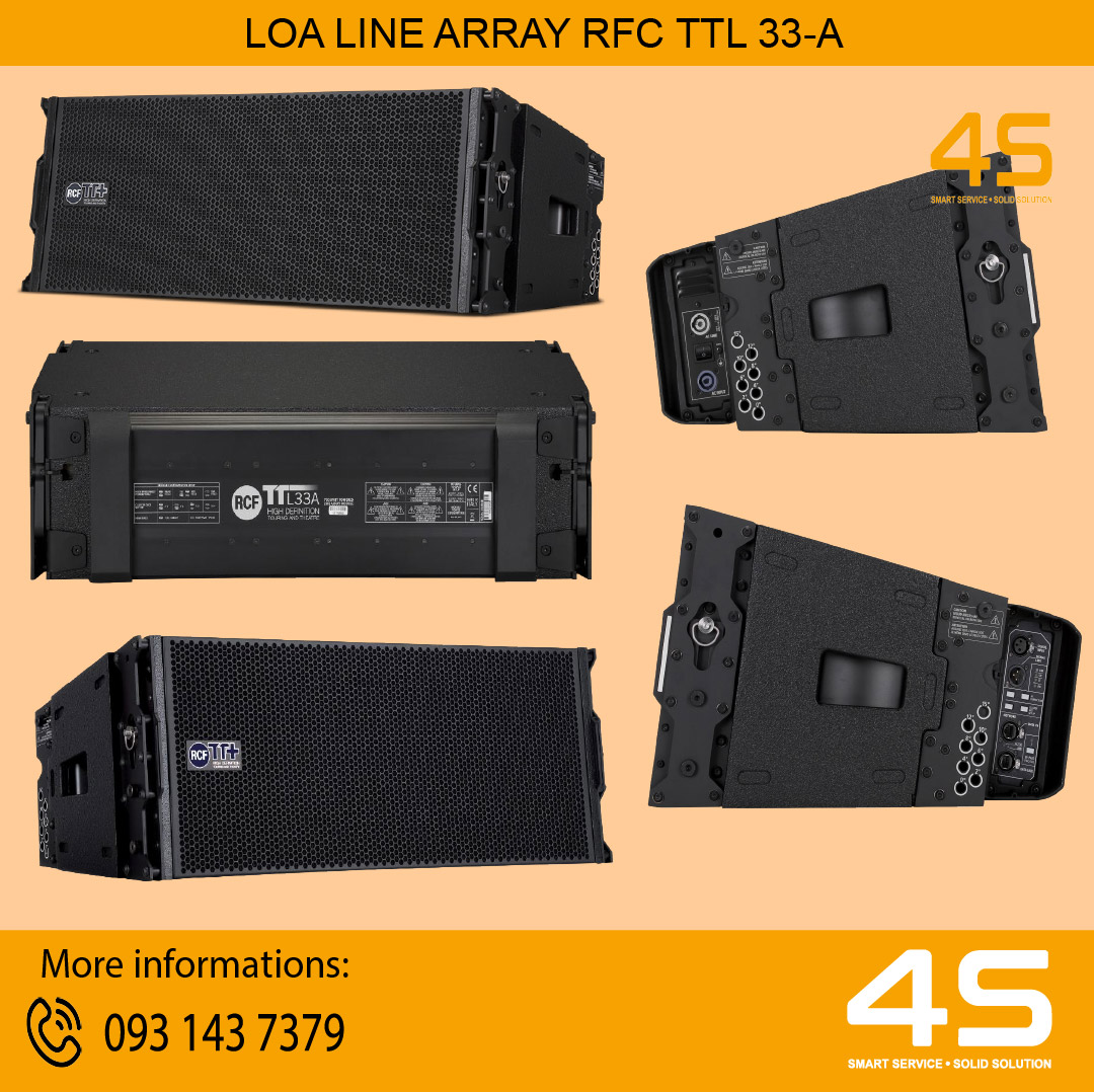 Cho Thuê Loa Line Array Rcf Ttl 33-A Sự Kiện Cho Thuê Loa Line Array Rcf Ttl 33-A Sự Kiện