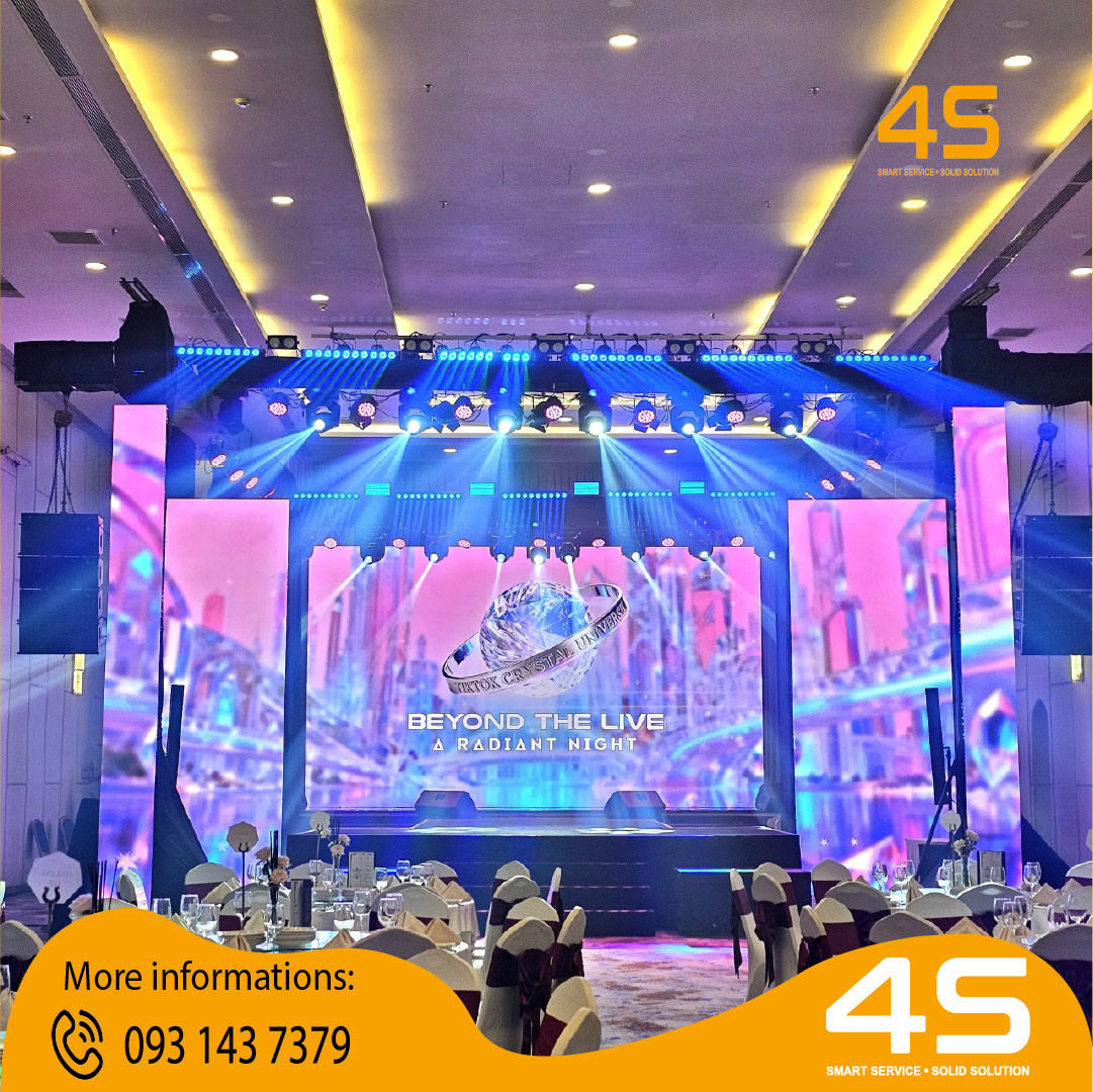 Cung cấp hệ thống Âm thanh, ánh sáng, màn hình LED, khung truss tại sự kiện “HP Gala 2025”