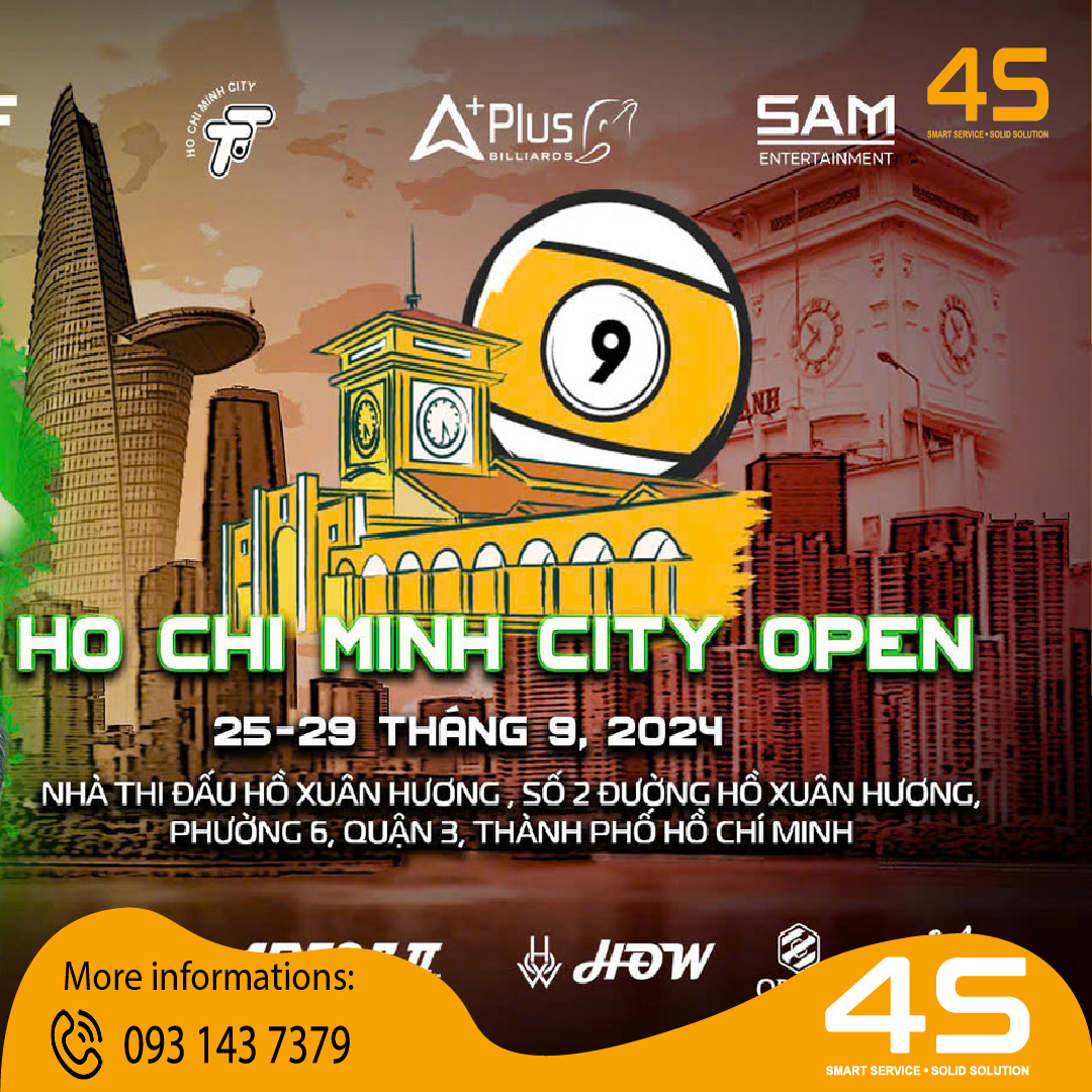 Giải Billiadrs Pools 9 Bi Thành phố Hồ Chí Minh mở rộng