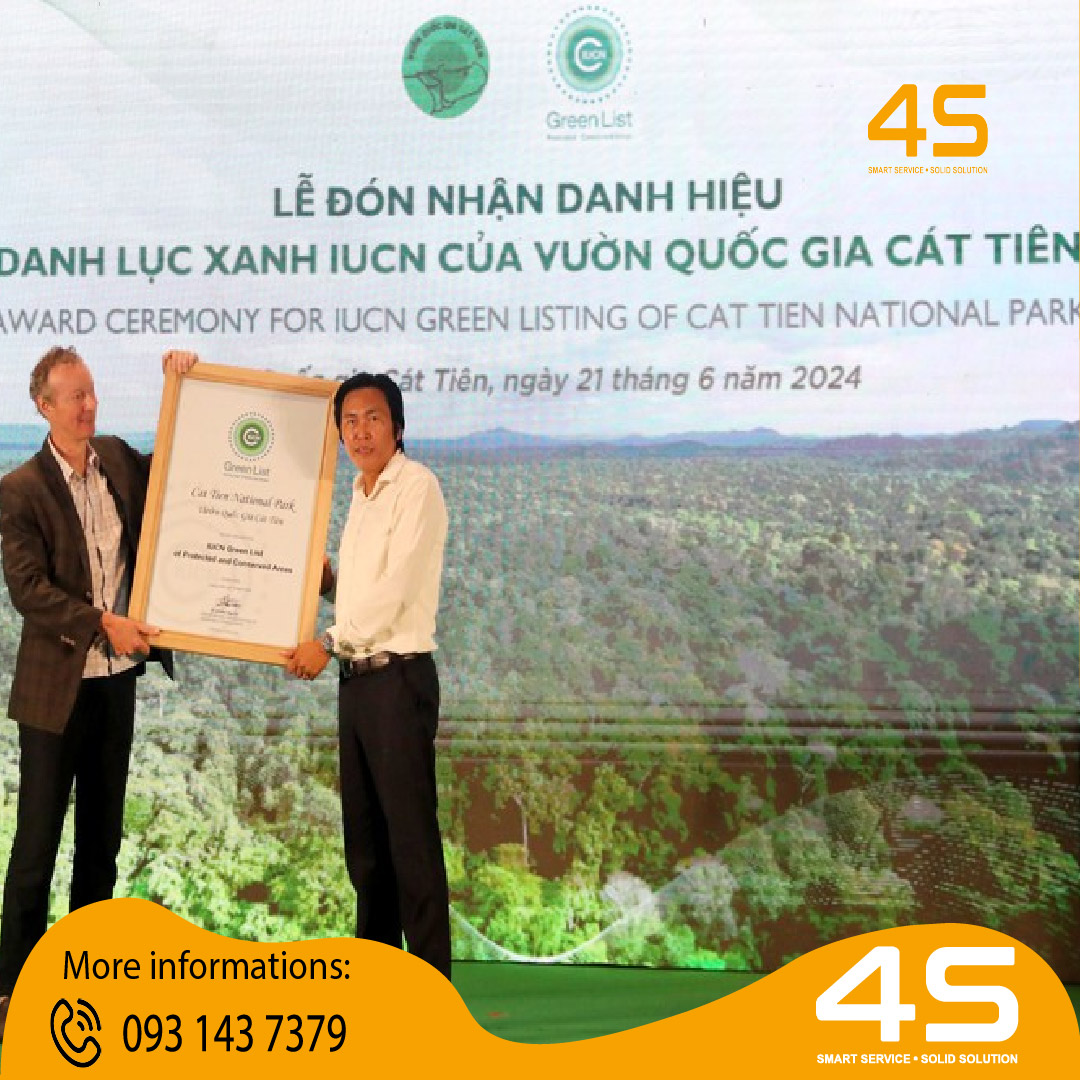 Lễ đón nhận danh hiệu Danh Lục Xanh IUCN của Vườn quốc gia Cát Tiên