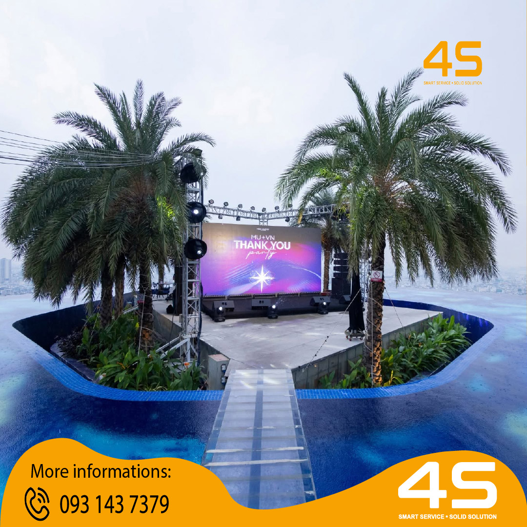Cung cấp thiết bị sự kiện tại MUVN Thank You Party Cung cấp thiết bị sự kiện tại MUVN Thank You Party