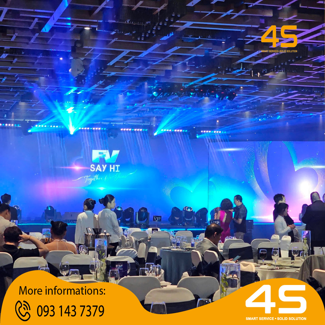 Cung cấp hệ thống Âm thanh, ánh sáng, màn hình LED sự kiện “FV Year End Party 2024” Cung cấp hệ thống Âm thanh, ánh sáng, màn hình LED sự kiện “FV Year End Party 2024”