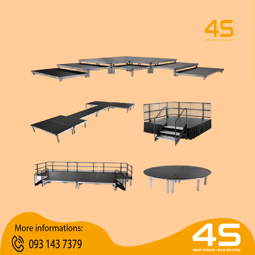Tiện ích của bục sân khấu di động trong tổ chức sự kiện Tiện ích của bục sân khấu di động trong tổ chức sự kiện