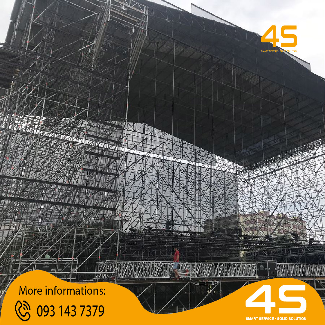 Layer truss sơn tĩnh điện cho các sự kiện lớn ngoài trời