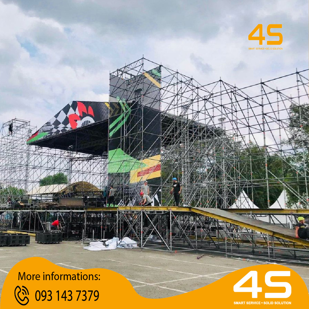 Layer truss sắt cho sự kiện lớn, concert, festival