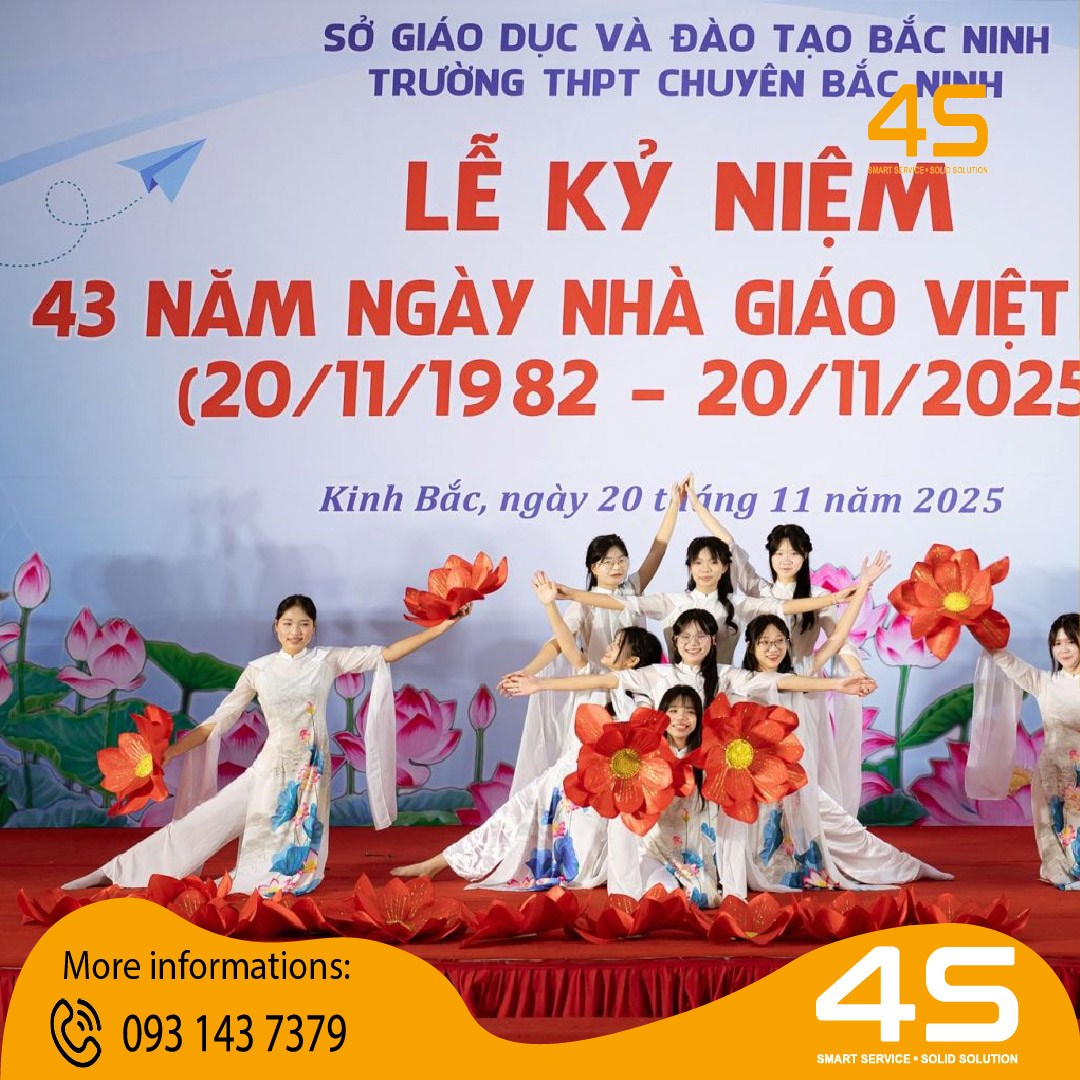 Tổ chức lễ chào mừng Ngày nhà giáo Việt Nam ấn tượng, trọn gói Tổ chức lễ chào mừng Ngày nhà giáo Việt Nam ấn tượng, trọn gói