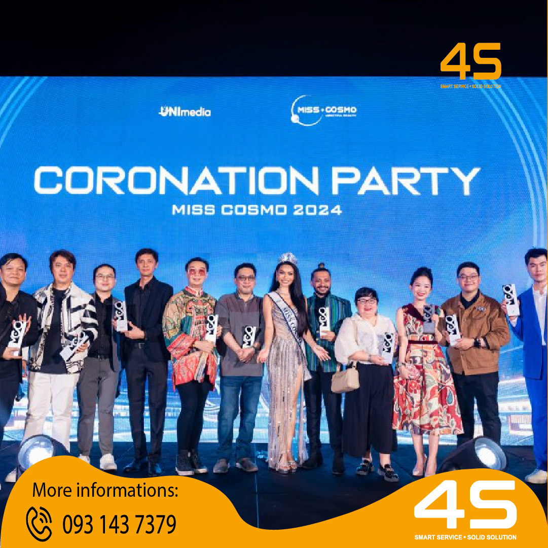 Cung cấp thiết bị sự kiện Coronation Party - Miss Cosmo 2024 Cung cấp thiết bị sự kiện Coronation Party - Miss Cosmo 2024