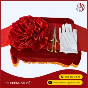 Dịch Vụ Cho Thuê Bộ Cắt Băng Khai Trương Tại 4S Hoàng Sa Việt