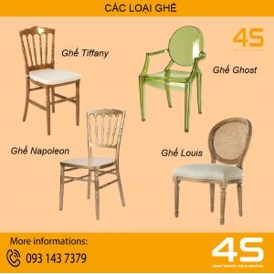 Cho Thuê Ghế Tiffany Voan Hoa, Ghế Trong Suốt Tiệc Cưới