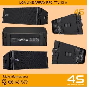 Cho Thuê Loa Line Array Rcf Ttl 33-A Sự Kiện