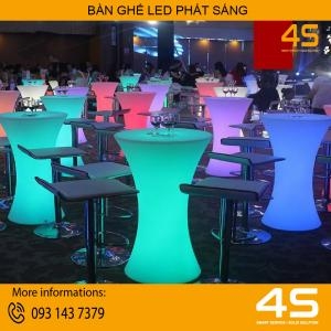 Bán Và Cho Thuê Bàn Ghế Led Phát Sáng Giá Rẻ Tp.hcm
