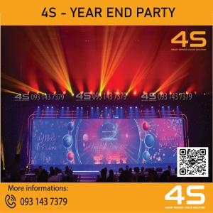 4S Tổ Chức Year End Party 2026 -  Danh Sách Các Thiết Bị Sự Kiện Bắt Buộc Phải Có